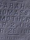 Record image of Sarah Jane Thomasson (born Davis)