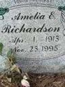 Record image of Amelia Richardson (born Garrett)