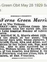 Record image of Stella La Verne Morris (born Green)