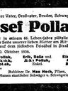 Record image of Josef Jonathan Juda POLLAK