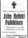 Record image of Johan Henrik (Juho Heikki) Pulkkinen