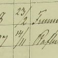 Record image of Bengta Persson Sjork (born Larsdotter)