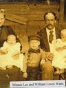 Record image of Minnie Lee Watts (born Gilliland)