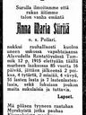 Record image of Susanna Heikintytär Löyvä (o.s. Pollari)