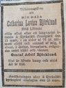 Record image of Catharina Lovisa Björklund (o.s. Löfman)