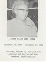 Record image of Sarah Eliza Lowry (nacida Hunt)