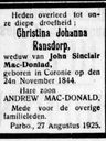 Record image of Christina Johanna MacDonald (born Ransdorp)