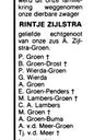 Record image of Rintje Zijlstra