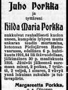 Record image of Juho Tahvonpoika Porkka
