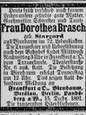 Record image of Dorothea Brasch (born Stargardt)