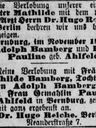 Record image of Mathilde Reiche (born Bamberg)