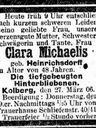 Record image of Klara Elke Michaelis (born Heinrichsdorff)