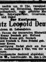 Record image of Ignatz Leopold Deutsch