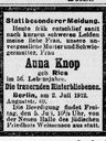 Record image of Anna Isabell Hill (born Rigg)
