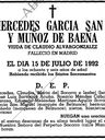 Record image of Justa Maria de los Angeles Perez Caro (nacida Garcia Jimenez)