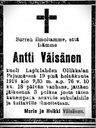 Record image of Antti Anders Lassinpoika Larsson Wäisänen
