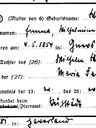 Record image of Emma Wilhelmine Eleonore Krause (geb. Wendt)