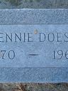 Record image of Hannah Elizabeth (Jennie) Parsons,  Doese (born Lee)