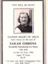 Record image of Sarah Veronica (Sally) Gibbons (born Grant)
