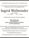 Record image of Ingrid Wollwinder (geb. Schenk)