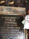 Record image of Ethel Mary Sandwell --married name (born Marshall)