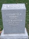 Record image of Elizabeth Ann Hudson (geb. Robins)