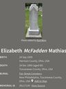 Record image of Elizabeth Mathias (born McFadden)