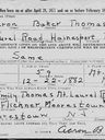 Record image of Aaron B Thomas
