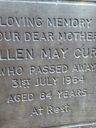 Record image of Ellen May Curl (born Bowd)