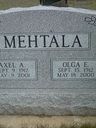 Record image of Olga Elizabeth Mehtala (born Aho)
