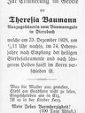 Record image of Theresia Baumann (born Stoiber)