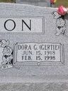 Record image of Dora Gertrude  "Gertie" Sutton (born Wolf)