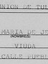 Record image of Maria de Jesus Arechiga (nata Arreola)
