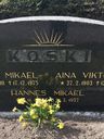 Record image of Aina Viktorina Koski (born Sjöblom)