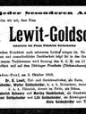 Record image of Regina Lewit-Goldscheider (nacida Schwarz)