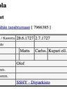 Record image of Olof Mattsson Junna
