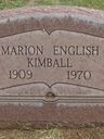 Record image of Marion English Kimball (born Morris)