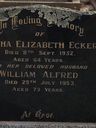 Record image of Martha Elizabeth Eckert (born Schwartz)