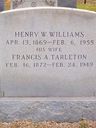 Record image of Francis Angeline Williams (born Tarlton)