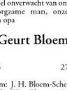 Record image of Geurt Bloem