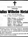 Record image of Julius Vilhelm Heikinpoika Hietala