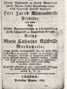 Record image of Maria Catharina Mennander