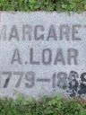 Record image of Margaret "Mary" A. Loar (born Rinehart)