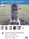 Record image of Janet Potter Ogilvie CRAFT (born Johnston)