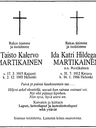 Record image of Ida Katri Hildegard Martikainen (o.s. Raatikainen)