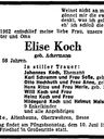 Record image of Elisabeth "Elise" Anna Koch (geb. Ackermann)