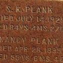 Record image of Anna Nancy Plank (geb. Hartzler)