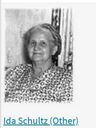 Record image of Ida Clara Ella Schultz (geb. Bugs)