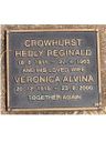 Record image of Veronica Alvina Crowhurst (born Thomas)