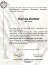 Record image of Theresia Hiebner, HNr 89 (born Martin)